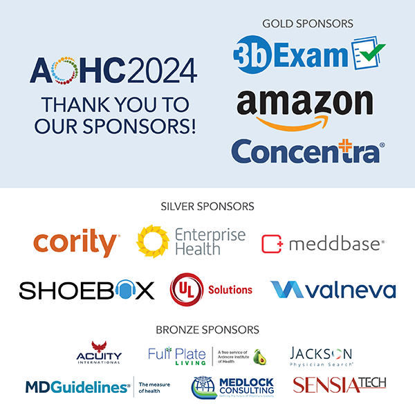 AOHC 2024 sponsors